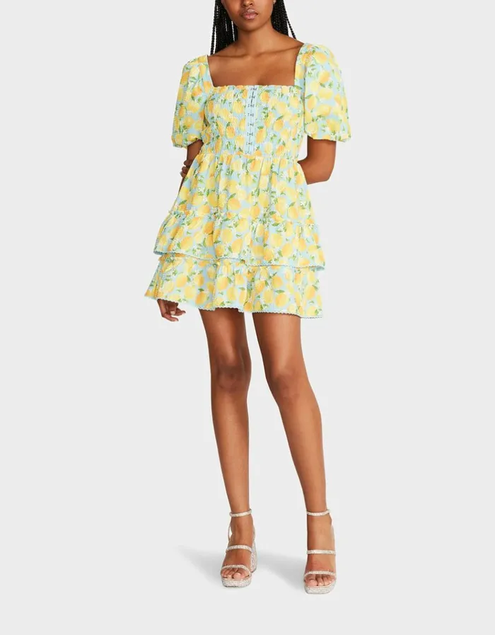 Women HALEY MINI DRESS BLUE Betsey Johnson