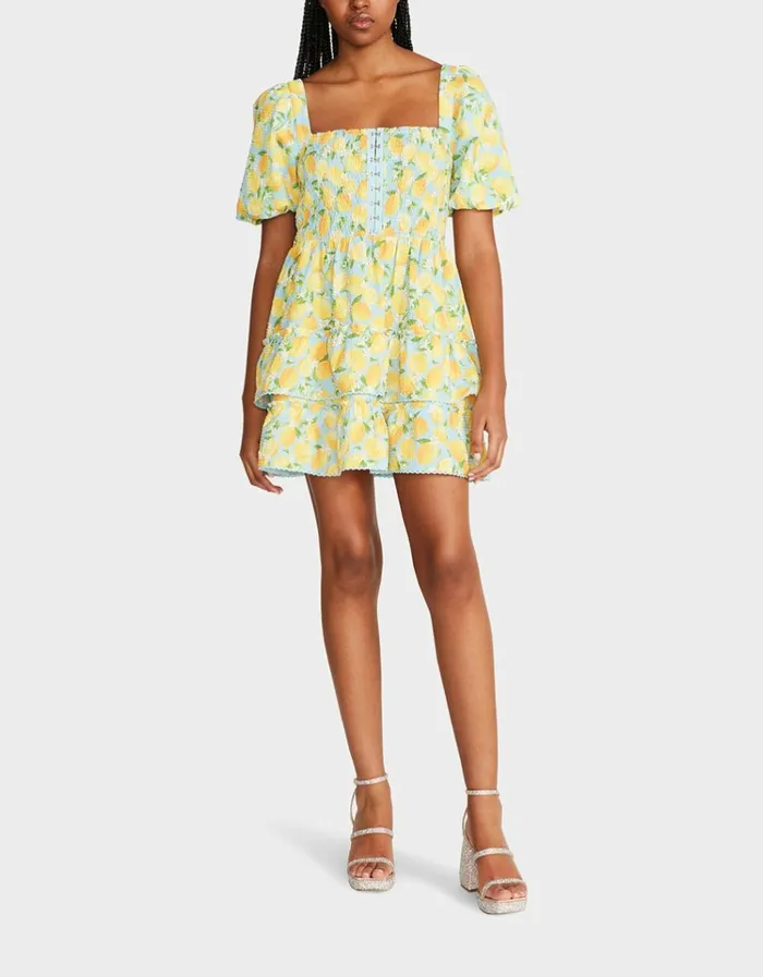 Women HALEY MINI DRESS BLUE Betsey Johnson
