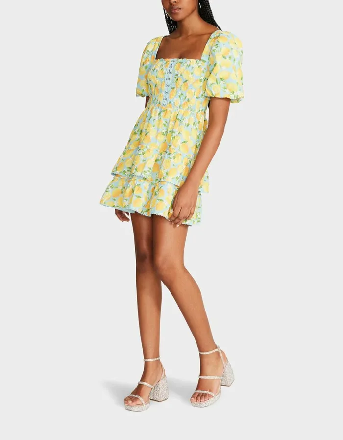Women HALEY MINI DRESS BLUE Betsey Johnson