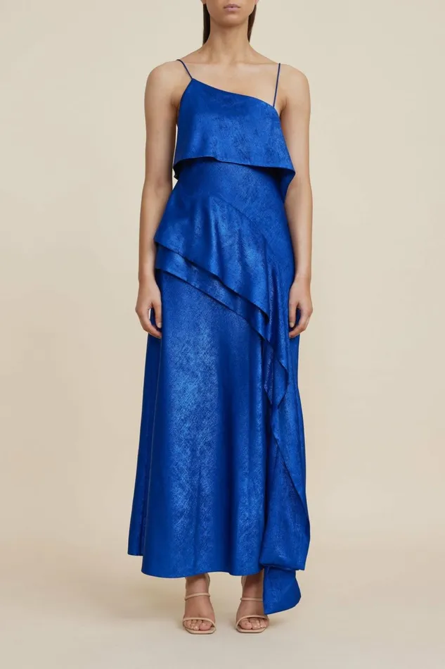 Women HARLEY MIDI DRESS Regal Blue Acler Sale