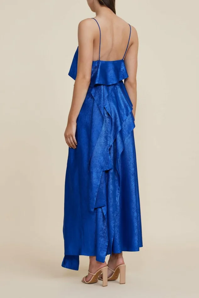 Women HARLEY MIDI DRESS Regal Blue Acler Sale