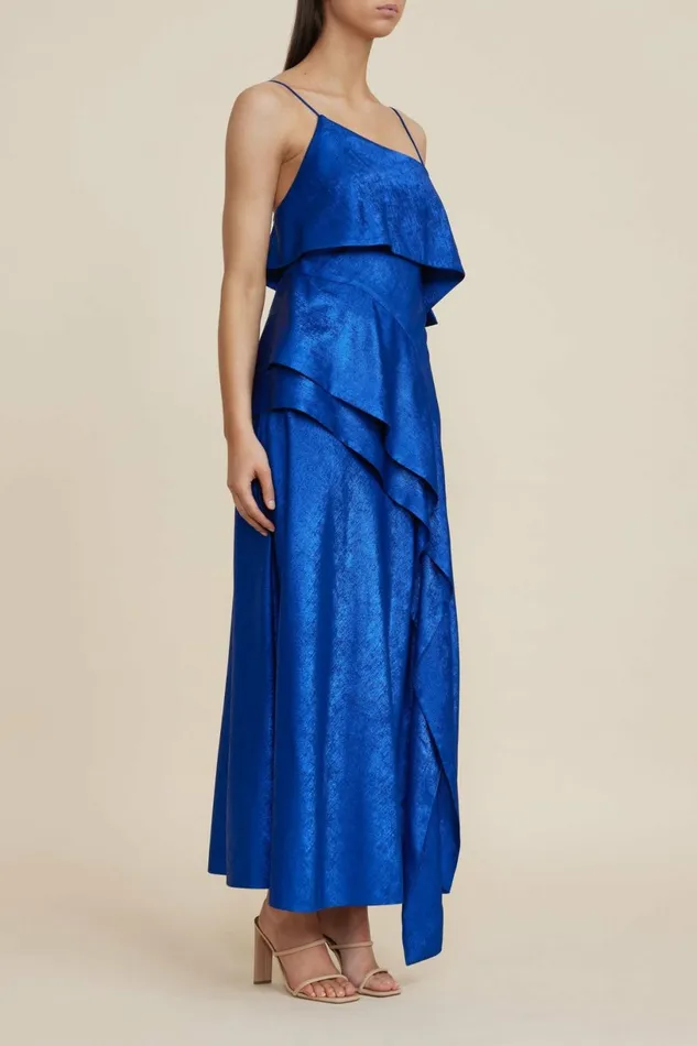 Women HARLEY MIDI DRESS Regal Blue Acler Sale