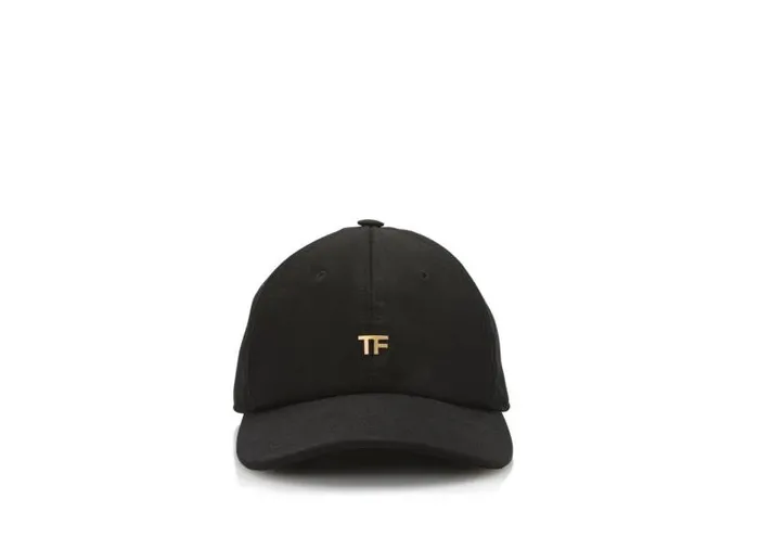 Women Hats Tom Ford Cotton Canvas Tf Baseball Cap Black Women Hats Tom Ford Cotton Canvas Tf Baseball Cap Black