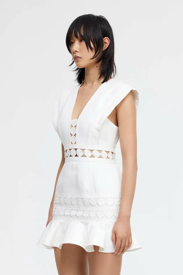 Women HEATHCOTE MINI DRESS Ivory Acler Bridal Minis