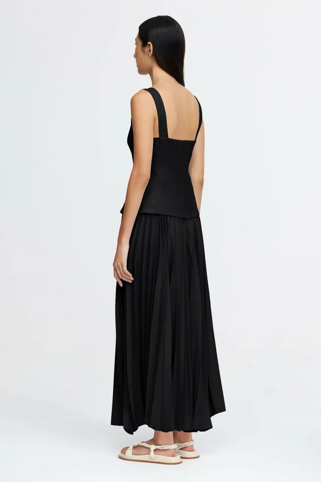 Women HOLLINSHILL MAXI DRESS Black Acler Maxi Dresses