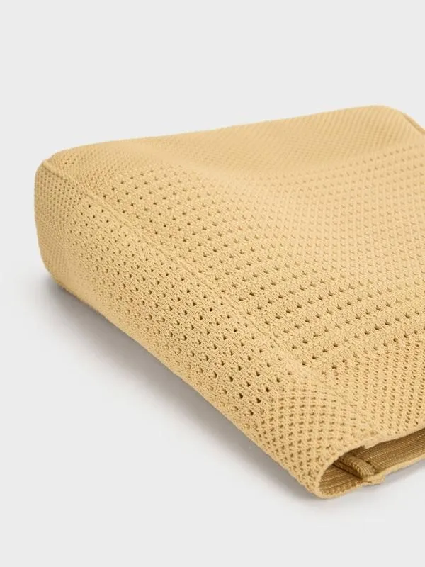 Women Ida Knitted Tote Bag 8211 Beige CHARLES and KEITH Slouchy Bags