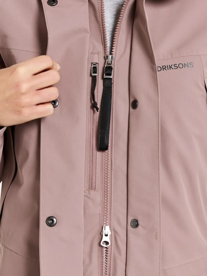 Women Ilma Parka Oyster Lilac Didriksons Spring Jackets