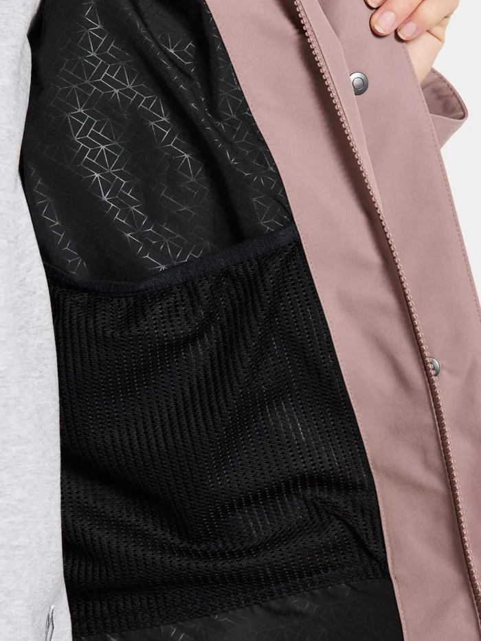 Women Ilma Parka Oyster Lilac Didriksons Spring Jackets