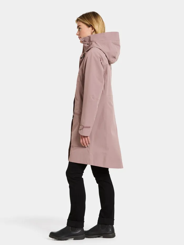 Women Ilma Parka Oyster Lilac Didriksons Spring Jackets