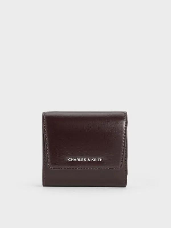 Women Irie Small Wallet 8211 Plum CHARLES and KEITH Small Wallets
