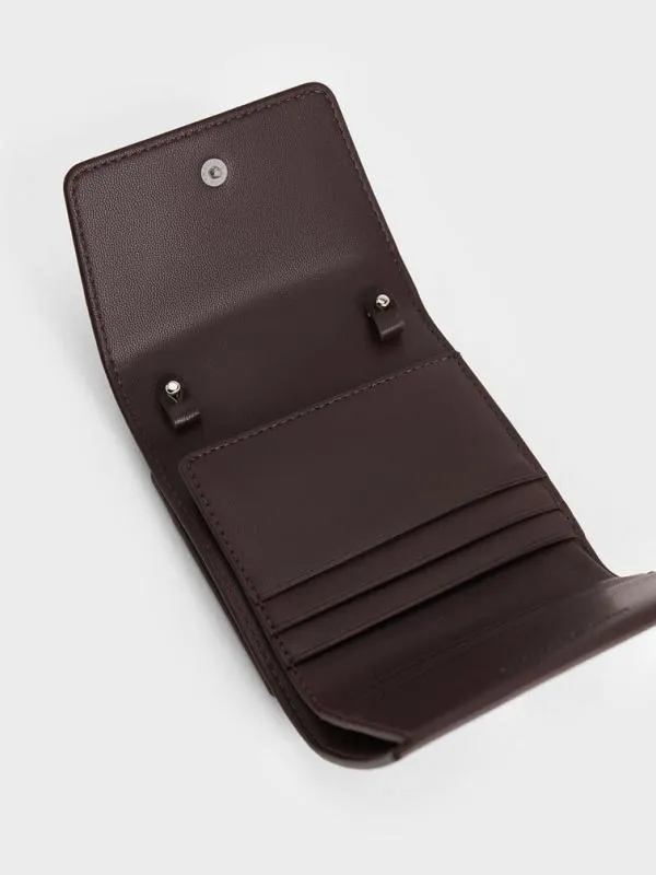 Women Irie Small Wallet 8211 Plum CHARLES and KEITH Small Wallets