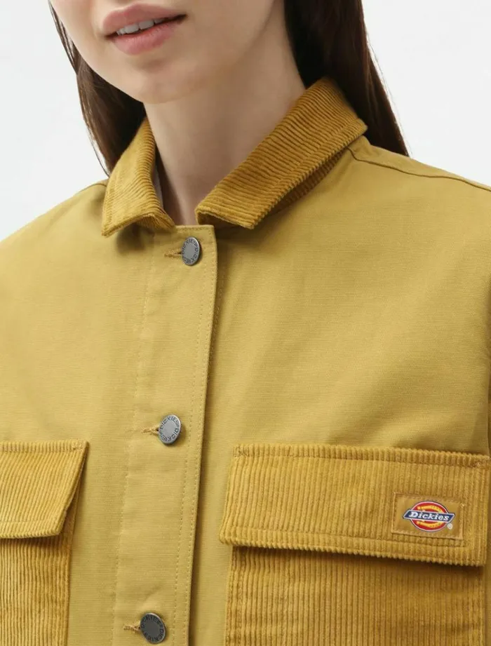 Women Jackets Dickies Reworked Chore Coat Bronze Mist