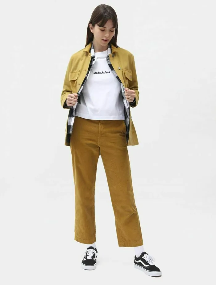 Women Jackets Dickies Reworked Chore Coat Bronze Mist