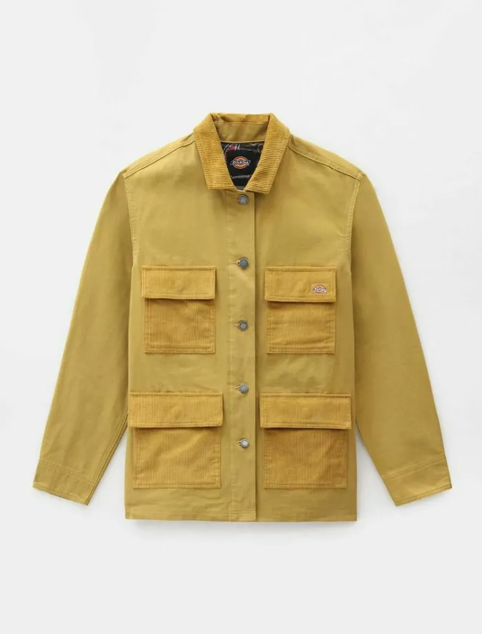 Women Jackets Dickies Reworked Chore Coat Bronze Mist
