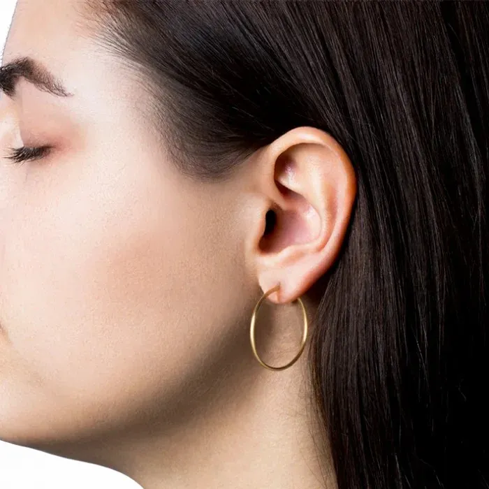 Women Jane Knig 14 Karat Big Hoops