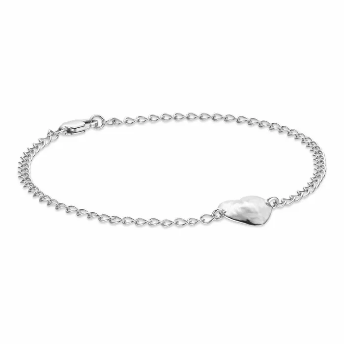 Women Jane Knig Silver Bracelets Bruised Heart Bracelet