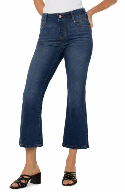 Women Jeans Liverpool Los Angeles The Gia Glider Crop Flare Bonelli