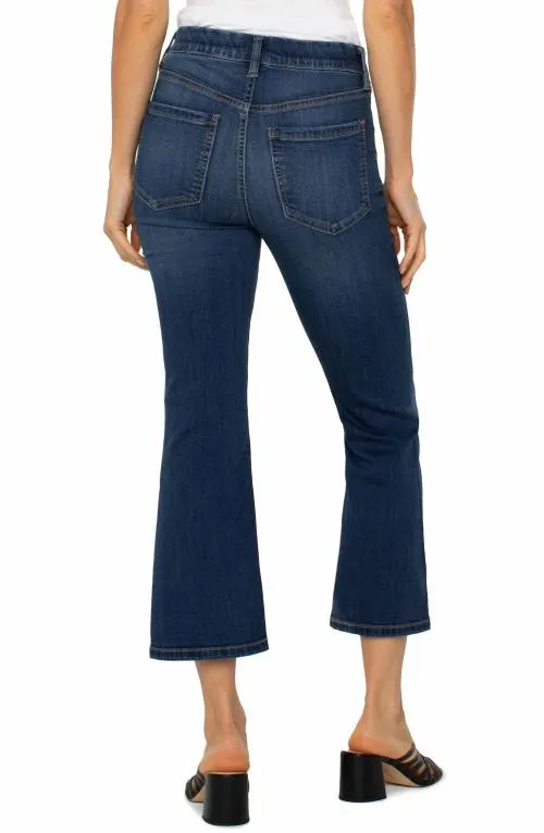 Women Jeans Liverpool Los Angeles The Gia Glider Crop Flare Bonelli