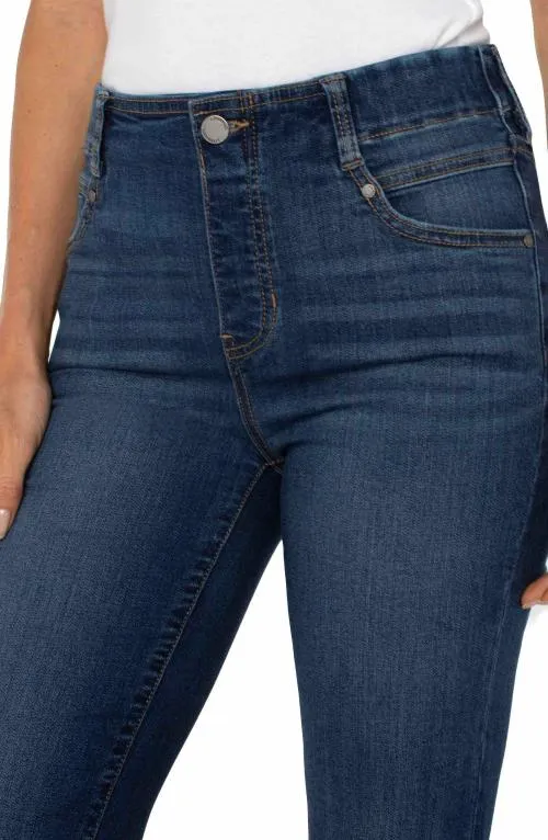 Women Jeans Liverpool Los Angeles The Gia Glider Crop Flare Bonelli
