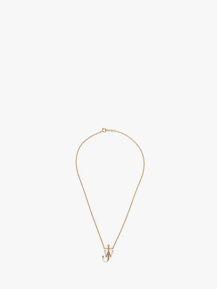 Women JEWELLERY JW Anderson ANCHOR PENDANT NECKLACE Gold
