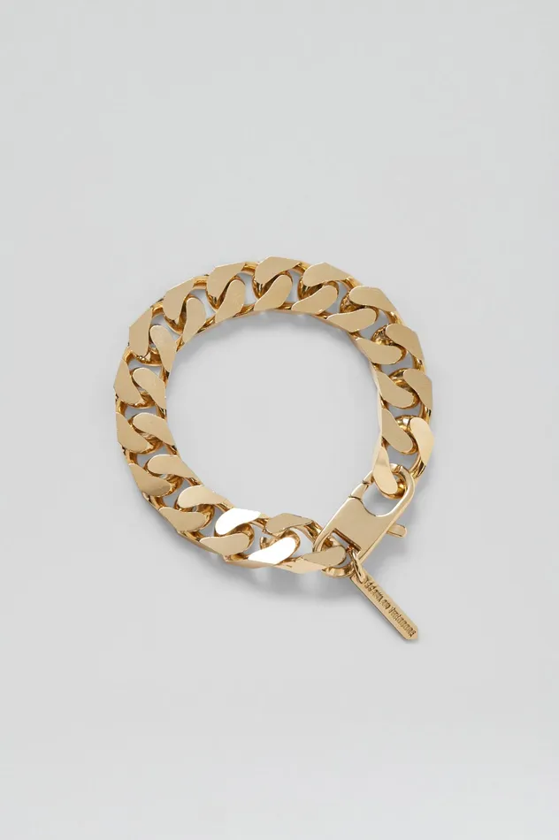 Women Jewelry Scanlan Theodore CHUNKY FLAT CHAIN BRACELET LIGHTGOLD