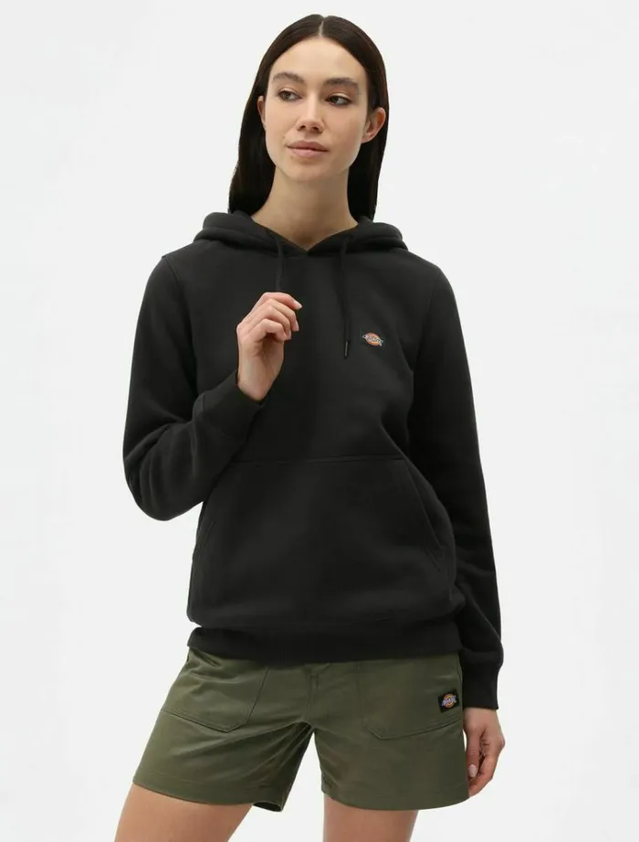 Women Jumpers and Sweatshirts Dickies Oakport Hoodie Black