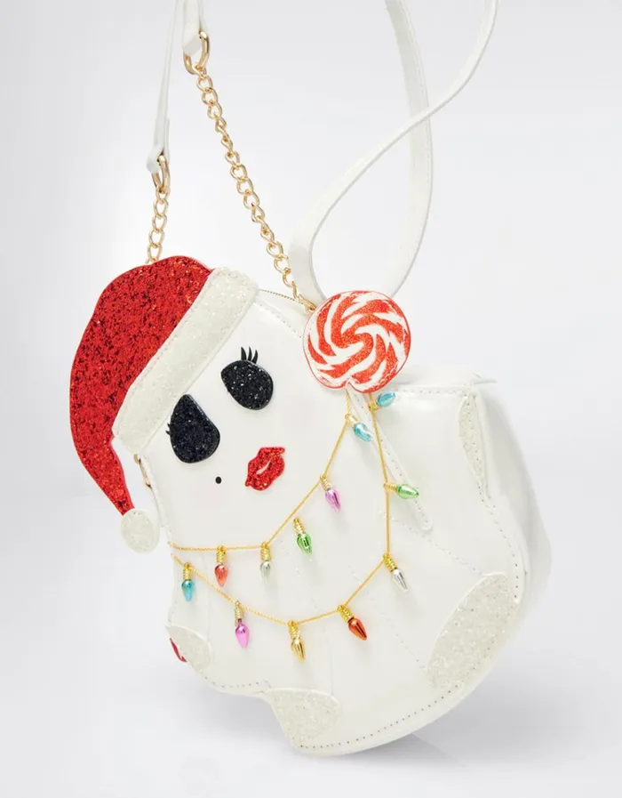 Women KITSCH ALL I WANT IS BOO CROSSBODY WHITE Betsey Johnson Women KITSCH ALL I WANT IS BOO CROSSBODY WHITE Betsey Johnson