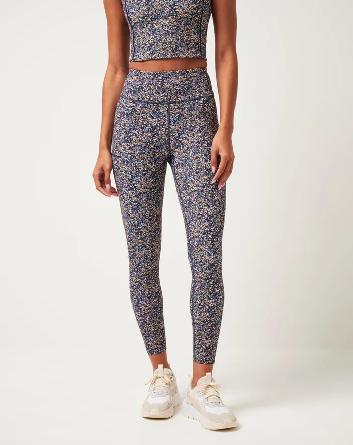 Women Leggings TravisMathew WHERE IT COUNTS LEGGING Cream Multi