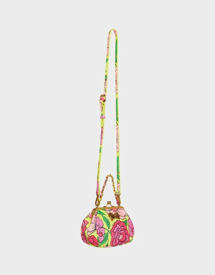 Women LIL039 NUGGET KISS LOCK BAG FLORAL Floral Betsey Johnson Women LIL039 NUGGET KISS LOCK BAG FLORAL Floral Betsey Johnson
