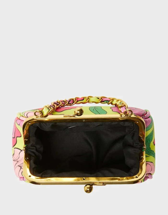 Women LIL039 NUGGET KISS LOCK BAG FLORAL Floral Betsey Johnson Women LIL039 NUGGET KISS LOCK BAG FLORAL Floral Betsey Johnson