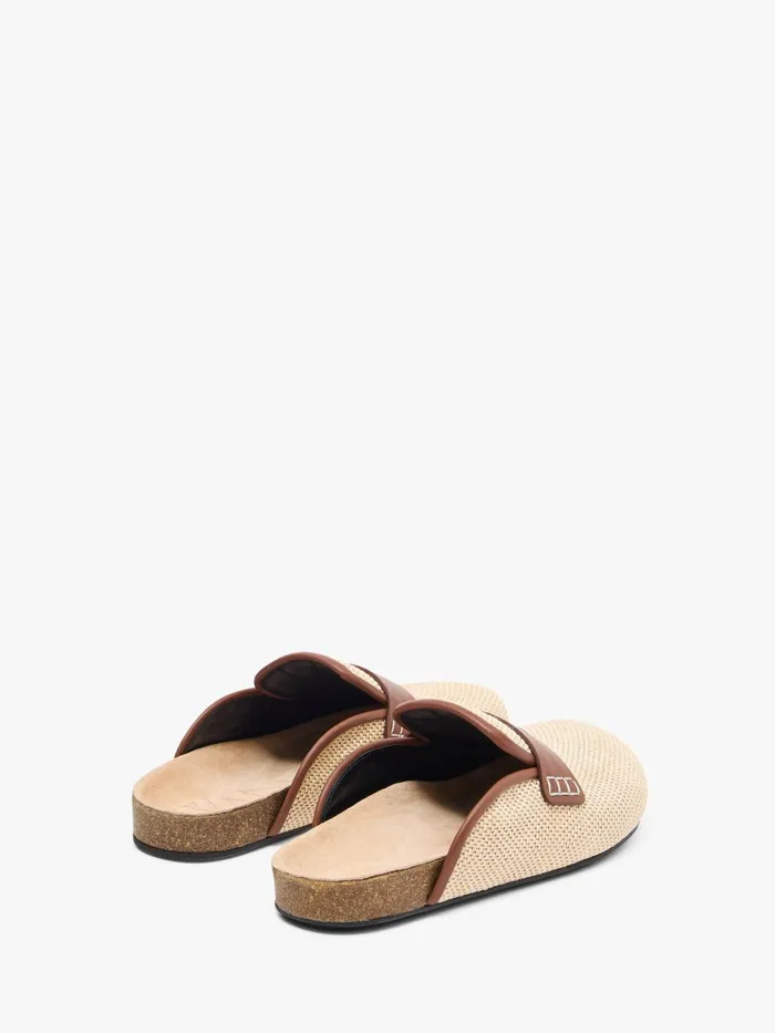 Women Loafers JW Anderson CANVAS LOAFER MULES Natural Women Loafers JW Anderson CANVAS LOAFER MULES Natural