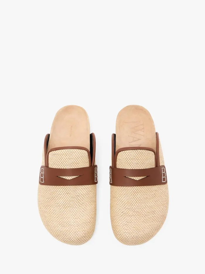 Women Loafers JW Anderson CANVAS LOAFER MULES Natural Women Loafers JW Anderson CANVAS LOAFER MULES Natural