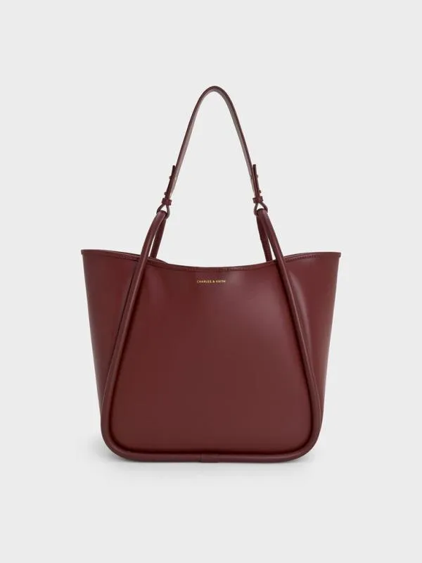Women Lyla Tubular Slouchy Tote Bag 8211 Mulberry Plum CHARLES and KEITH Slouchy Bags Women Lyla Tubular Slouchy Tote Bag 8211 Mulberry Plum CHARLES and KEITH Slouchy Bags