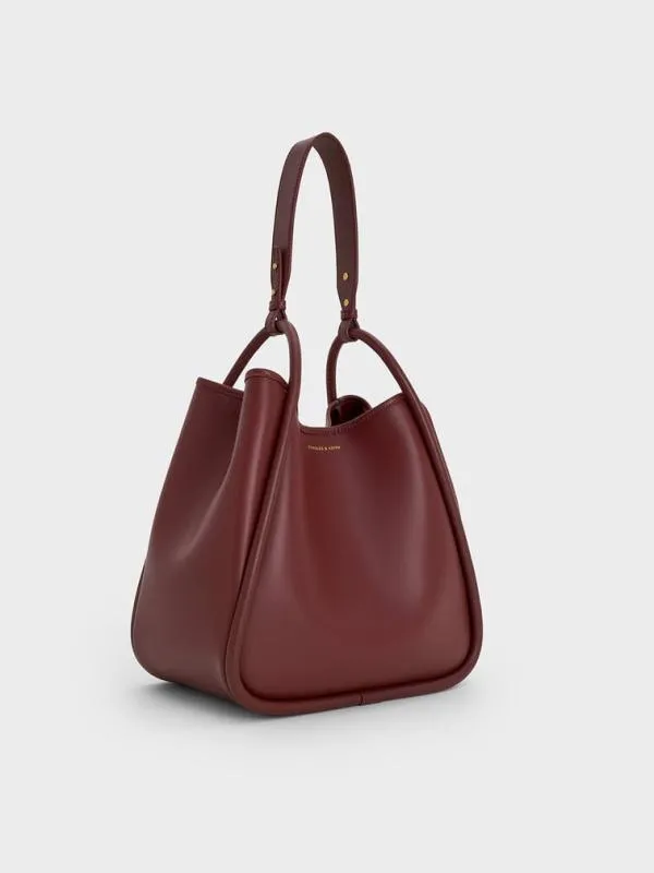 Women Lyla Tubular Slouchy Tote Bag 8211 Mulberry Plum CHARLES and KEITH Slouchy Bags Women Lyla Tubular Slouchy Tote Bag 8211 Mulberry Plum CHARLES and KEITH Slouchy Bags
