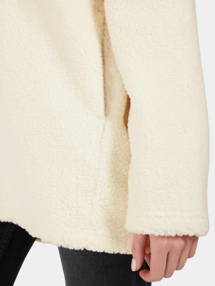 Women Marina HalfZip White Foam Didriksons Autumn Jackets