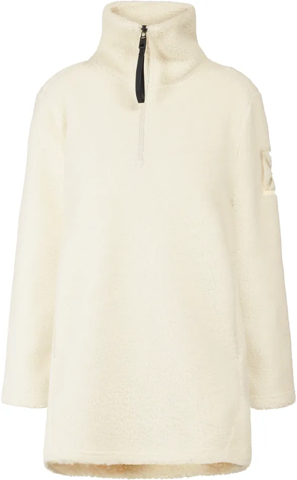 Women Marina HalfZip White Foam Didriksons Autumn Jackets