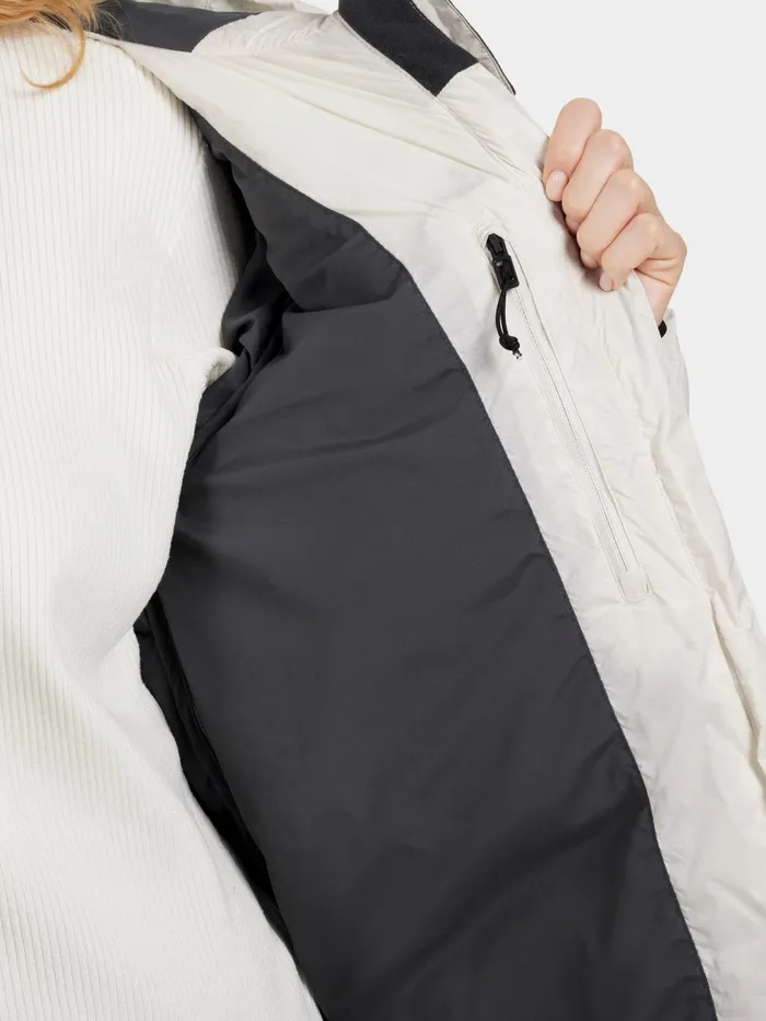 Women Marion Parka White Foam Didriksons Autumn Jackets