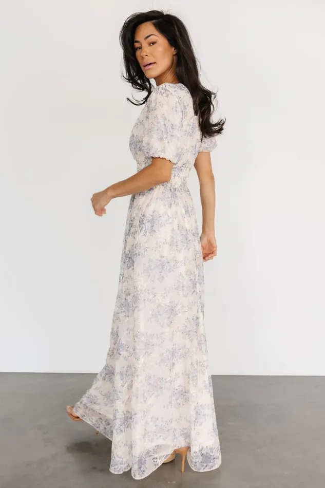Women Maxi Dresses Baltic Born Ardley Maxi Dress Cream Blue