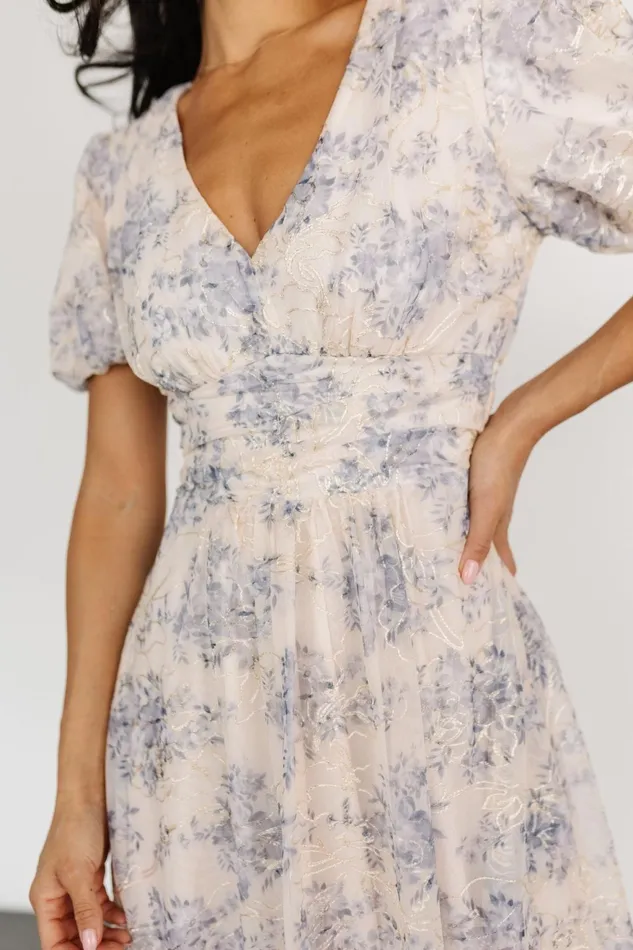 Women Maxi Dresses Baltic Born Ardley Maxi Dress Cream Blue
