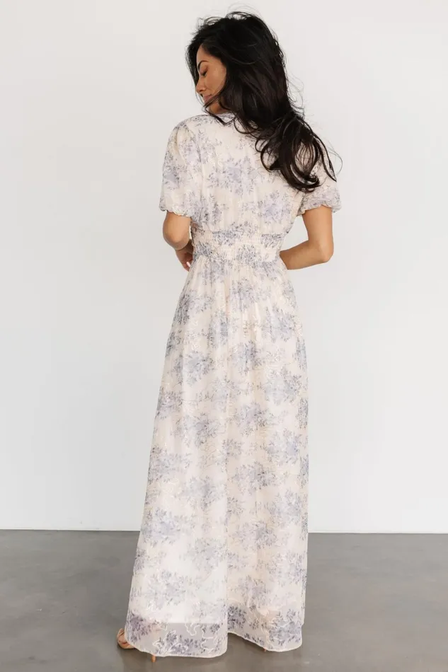 Women Maxi Dresses Baltic Born Ardley Maxi Dress Cream Blue
