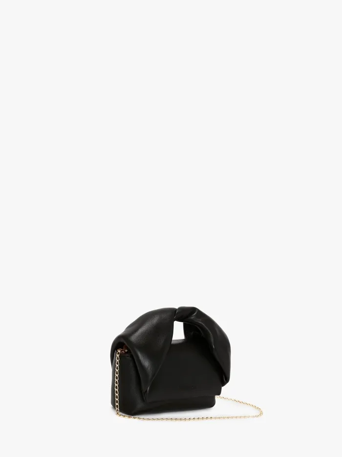 WomenMen Mini Bags and Clutches JW Anderson MINI TWISTER 8211 LEATHER MINI BAG Black WomenMen Mini Bags and Clutches JW Anderson MINI TWISTER 8211 LEATHER MINI BAG Black