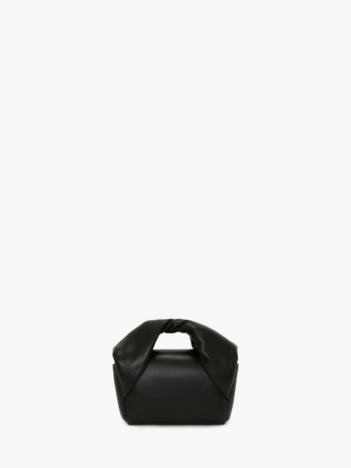 WomenMen Mini Bags and Clutches JW Anderson MINI TWISTER 8211 LEATHER MINI BAG Black WomenMen Mini Bags and Clutches JW Anderson MINI TWISTER 8211 LEATHER MINI BAG Black