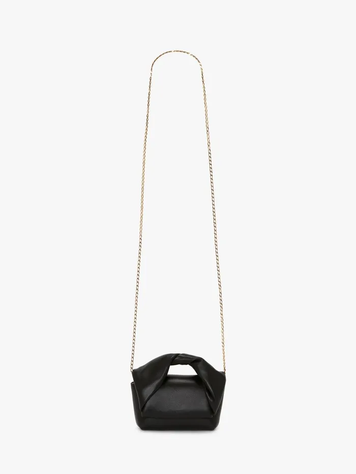 WomenMen Mini Bags and Clutches JW Anderson MINI TWISTER 8211 LEATHER MINI BAG Black WomenMen Mini Bags and Clutches JW Anderson MINI TWISTER 8211 LEATHER MINI BAG Black
