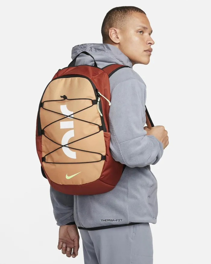 WomenMen Nike Bags And Backpacks Air Rugged Orangeamber Brownlime Blast