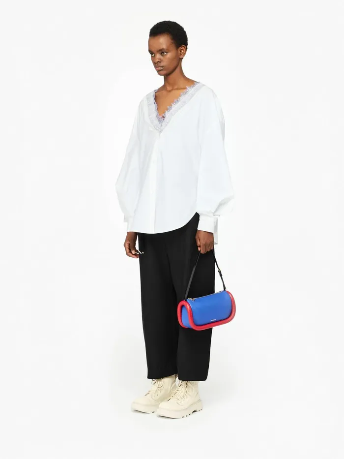 WomenMen Shoulder Bags JW Anderson BUMPER15 LEATHER SHOULDER BAG Bluered WomenMen Shoulder Bags JW Anderson BUMPER15 LEATHER SHOULDER BAG Bluered
