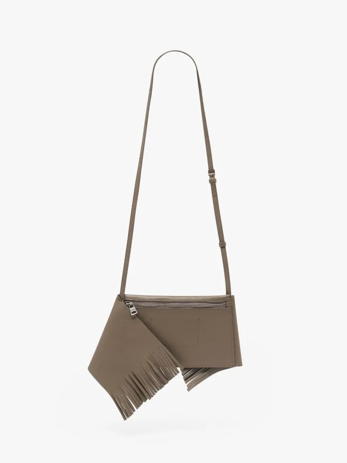 WomenMen Shoulder Bags JW Anderson MINI SCARF BAG 8211 SUEDE SHOULDER BAG Cobblestone WomenMen Shoulder Bags JW Anderson MINI SCARF BAG 8211 SUEDE SHOULDER BAG Cobblestone