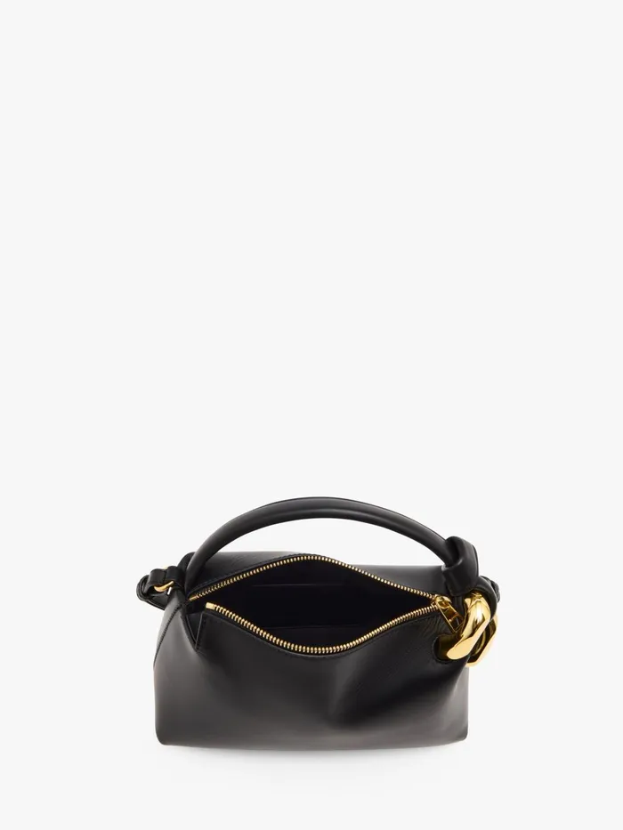 WomenMen Top Handle Bags JW Anderson SMALL JWA CORNER BAG 8211 LEATHER CROSSBODY BAG Black WomenMen Top Handle Bags JW Anderson SMALL JWA CORNER BAG 8211 LEATHER CROSSBODY BAG Black