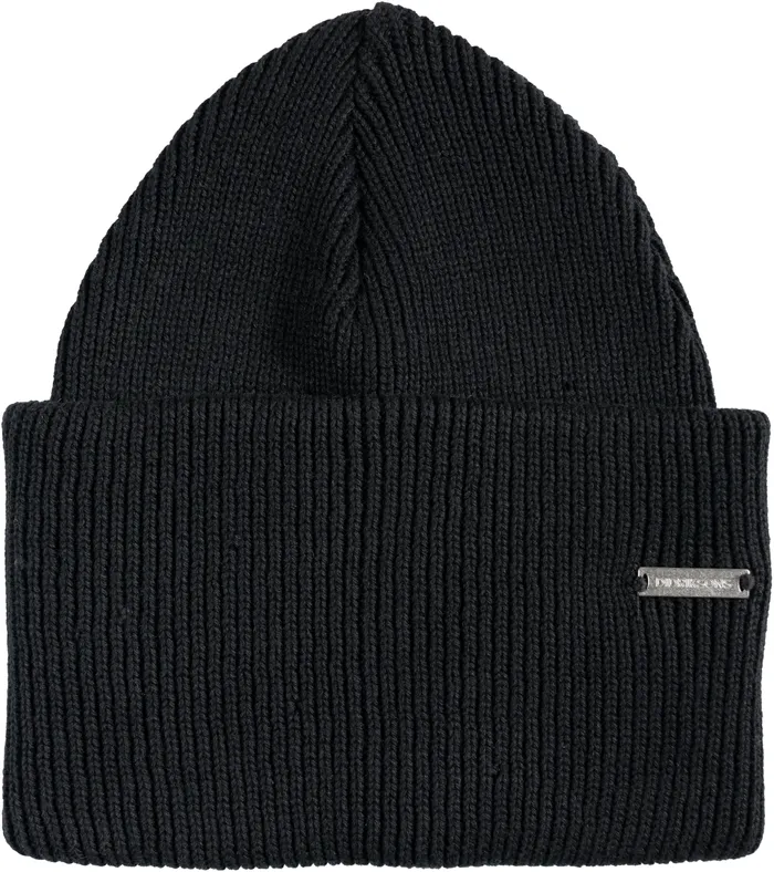 WomenMenYouth River Beanie Black Didriksons Hats and Caps