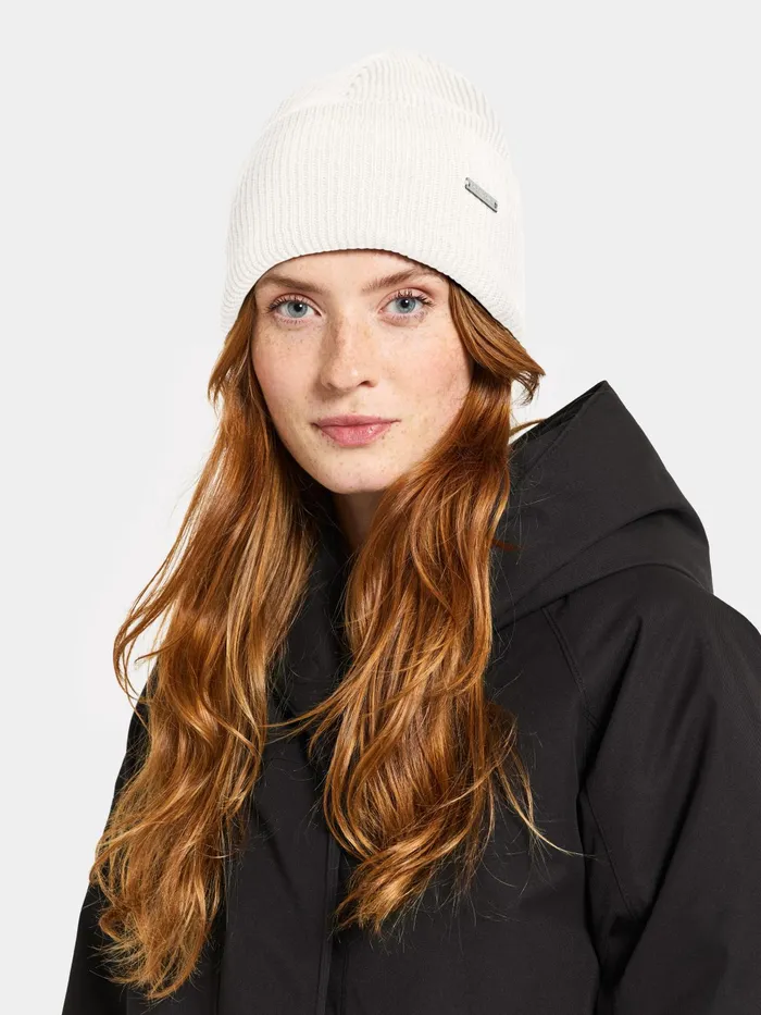 WomenMenYouth River Beanie Off White Didriksons Hats and Caps