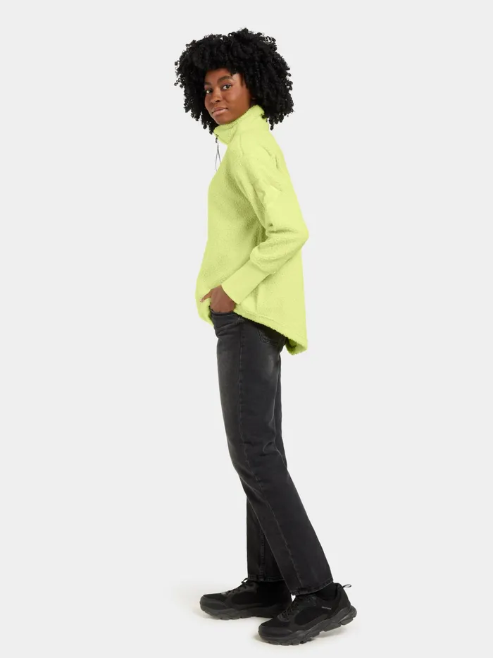 Women Monia Half Zip Light Avocado Didriksons Spring Jackets